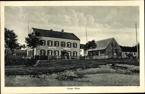 Ak Heidelberg Seiffen im Erzgebirge, Landheim der höheren Schule für Frauenberufe in Leipzig