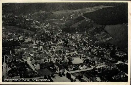 Ak Olbernhau im Erzgebirge, Luftaufnahme