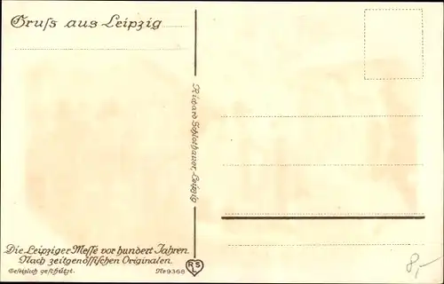 Ak Leipzig in Sachsen, Leipziger Messe, Buden-Messe