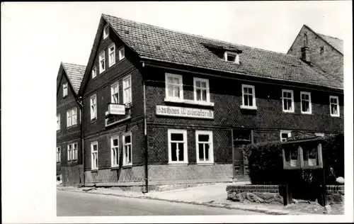 Ak Schleusingerneundorf Schleusingen in Thüringen, Gasthaus Waidmansruh