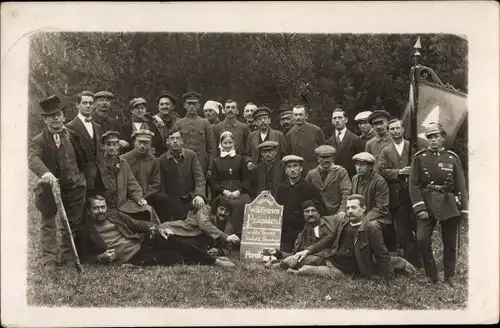 Foto Ak Schnaitsee in Oberbayern, Präsident, Gruppenbild