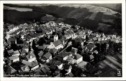 Ak Nordhalben in Oberfranken, Fliegeraufnahme