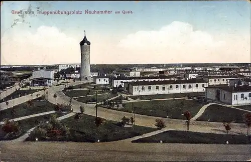 Ak Świętoszów Neuhammer Queis Schlesien, Blick über den Truppenübungsplatz