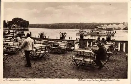 Ak Potsdam in Brandenburg, Restaurant Meierei, Jungfernsee