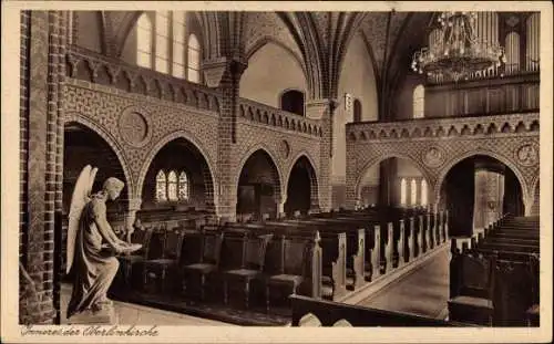 Ak Nowawes Babelsberg Potsdam in Brandenburg, Oberlinkirche, Innenansicht