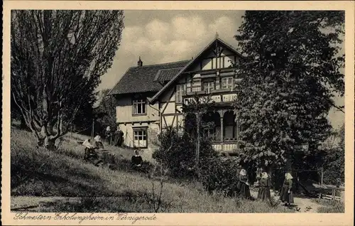 Ak Wernigerode im Harz, Schwesternerholungsheim des Oberlinhaus Nowawes Potsdam