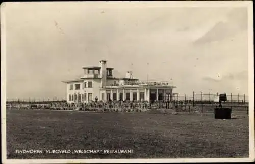 Ak Eindhoven Nordbrabant Niederlande, Vliegveld Welschap Restaurant