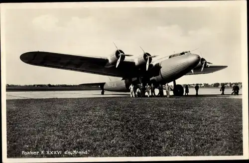 Ak Flugzeug, Fokker F. XXXVI de Arend