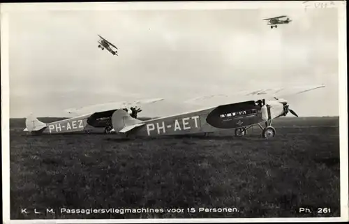 Ak Flugzeug, KLM Passagiersvliegmachines voor 15 Personen