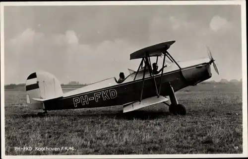 Ak Flugzeug PH-FKD Koolhaven FK46