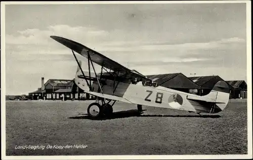 Ak Flugzeug Z8, Landvliegtuig De Kooy den Helder