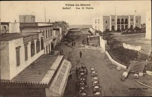 Ak Rabat Marokko, Villes du Maroc, Rue El Oubira