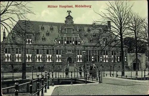 Ak Middelburg Zeeland Niederlande, Militair Hospitaal