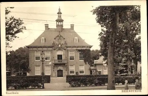 Ak Heemstede Nordholland Niederlande, Raadhuis