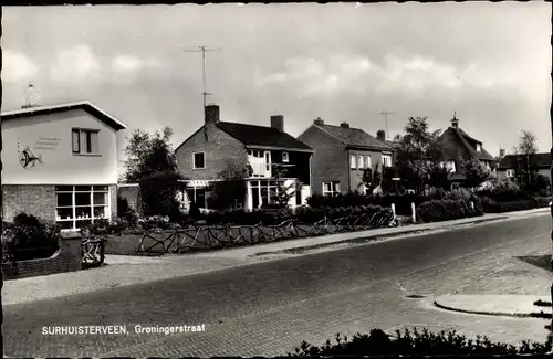 Ak Surhuisterveen Achtkarspelen Friesland Niederlande, Groninger Straat