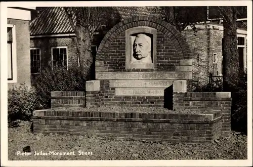 Ak Stiens Friesland Niederlande, Pieter Jelles Monument
