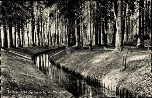 Ak Loenen Gelderland, Sprengen bij de Waterval