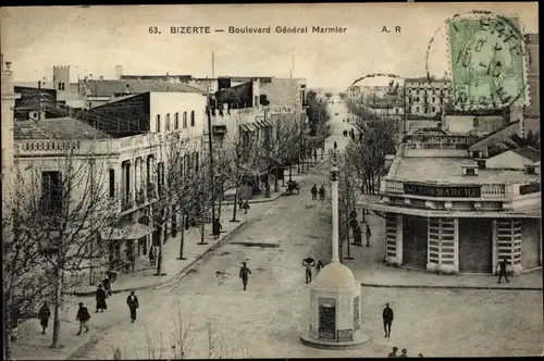 Ak Bizerte Tunesien, Boulevard General Marmier