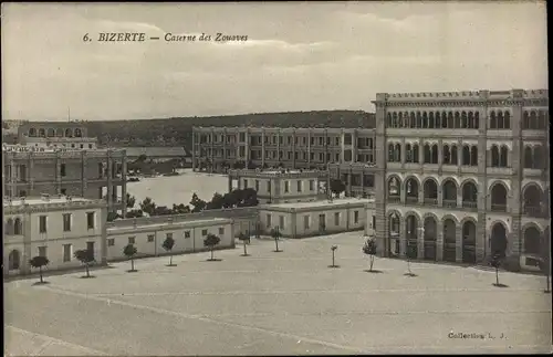 Ak Bizerte Tunesien, Caserne des Zouaves