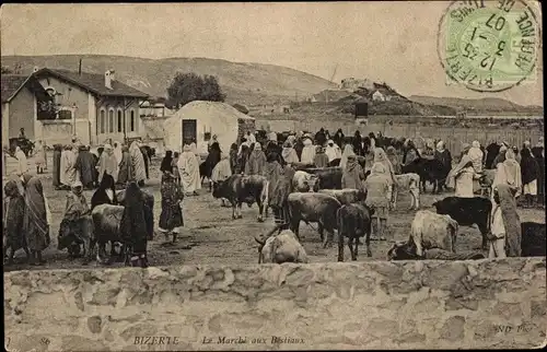 Ak Bizerte Tunesien, Le Marche aux Bestiaux