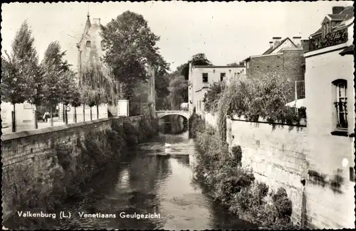 Ak Valkenburg Limburg Niederlande, Venetiaans Geulgezicht