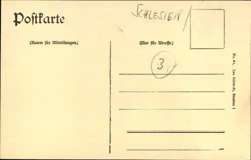 Ak Wrocław Breslau Schlesien, Liebichshöhe