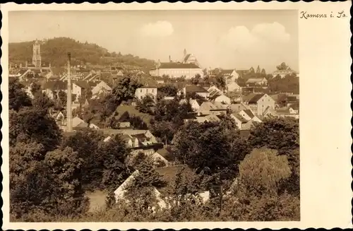 Ak Kamenz in Sachsen, Blick nach dem Hutberg