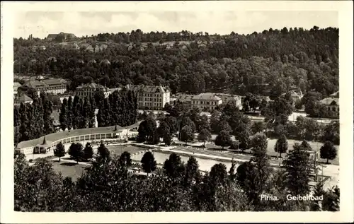 Ak Pirna an der Elbe, Geibeltbad