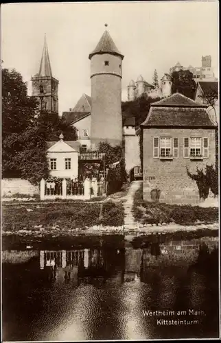 Ak Wertheim am Main, Kittsteinturm