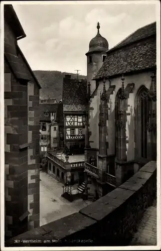 Ak Wertheim am Main, Kilianskapelle