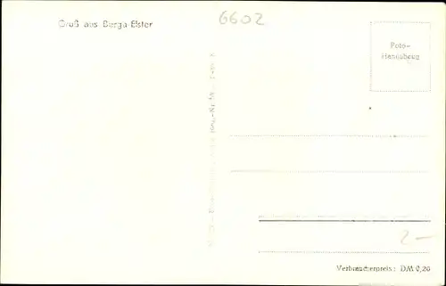 Ak Berga an der Elster Thüringen, Ortsansicht