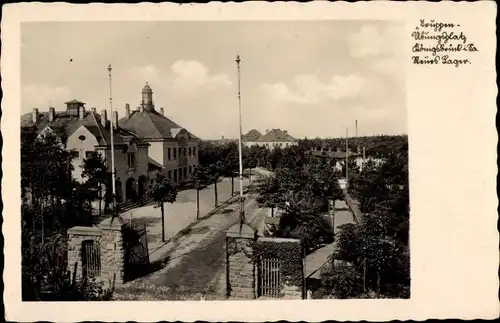 Ak Königsbrück in der Oberlausitz, Truppenübungsplatz, Neues Lager