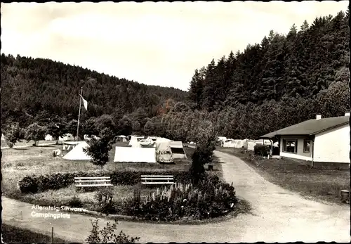 Ak Altensteig im Schwarzwald Württemberg, Campingplatz