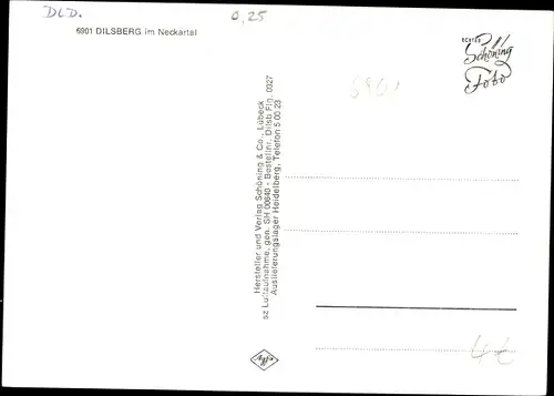 Ak Dilsberg Neckargemünd, Panorama