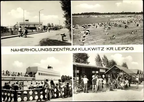 Ak Kulkwitz Markranstädt, Naherholungszentrum, Strandbad, Schiffsgaststätte