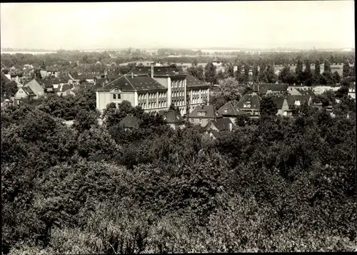 Ak Taucha in Nordsachsen, Blick zur Geschwister-Scholl-Oberschule