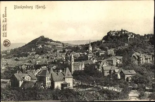 Ak Blankenburg am Harz, Gesamtansicht