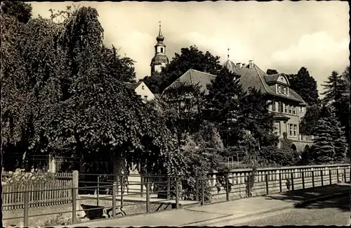 Ak Großröhrsdorf Sachsen, Straße der Befreiung, Kirche