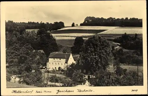 Ak Hellendorf Bad Gottleuba, Gasthaus Keckritz