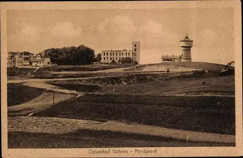 Ak Ostseebad Göhren auf Rügen, Nordpeerd, Wasserturm