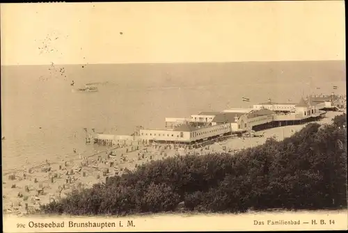 Ak Ostseebad Brunshaupten Kühlungsborn, Das Familienbad, Strand