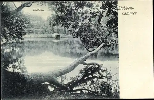 Ak Stubbenkammer Sassnitz auf Rügen, Herthasee