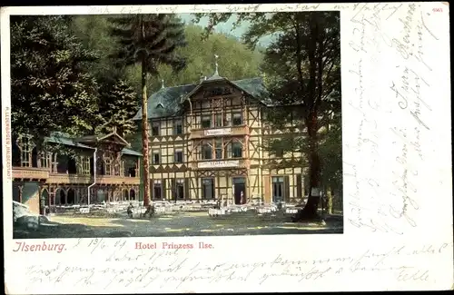 Ak Ilsenburg am Nordharz, Hotel Prinzess Ilse