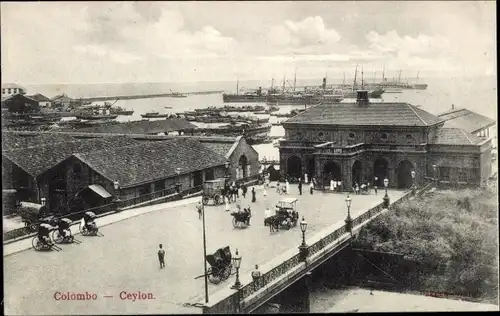 Ak Colombo Ceylon Sri Lanka, Hafen