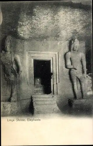 Ak Elephanta Indien, Linga Shrine