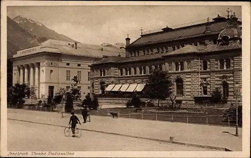 Ak Innsbruck in Tirol, Theater, Stadtsaalbau