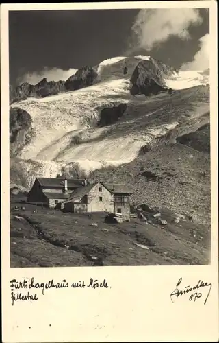 Ak Tirol, Furtschagelhaus mit Mösele, Zillertal