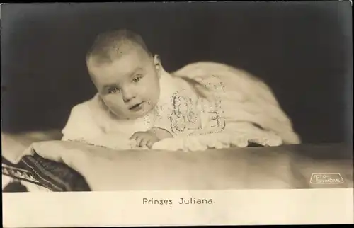 Ak Prinses Juliana, spätere Königin der Niederlande, Kinderportrait