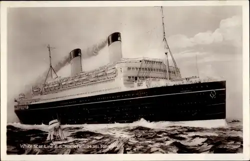 Ak SS Homeric, White Star Line
