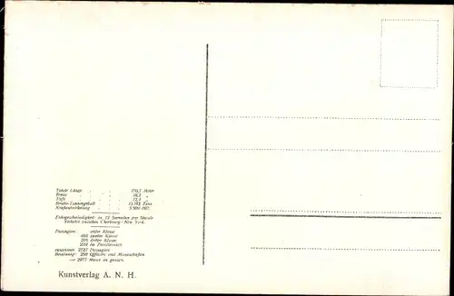Ak Dampfschiff Graf Waldersee der HAPAG